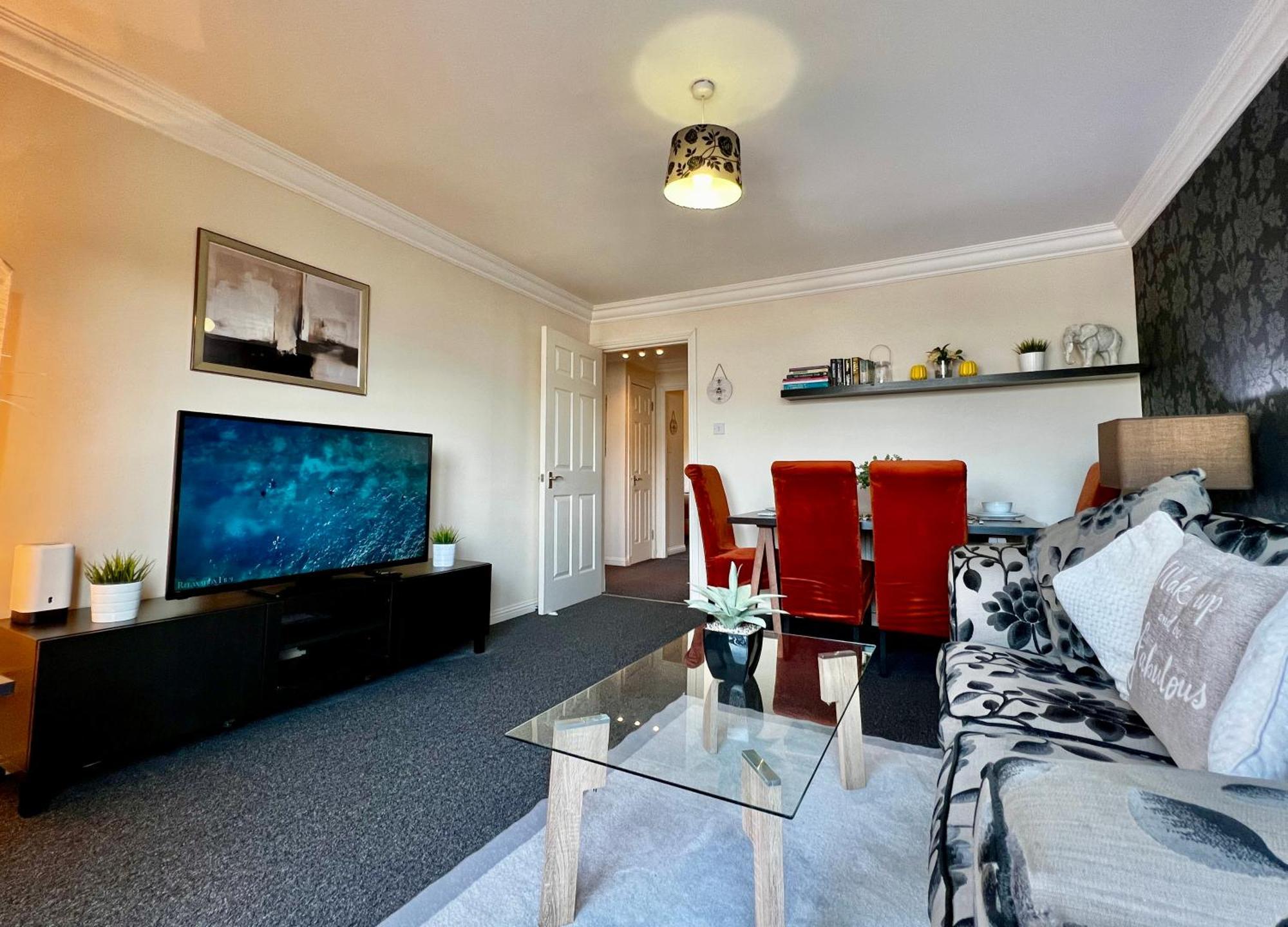 Apartamento Stylish Modern Flat With Juliet Balcony & Parking Glasgow Exterior foto
